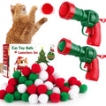 Cat Ball Launcher Set — Interactive Fetch Toy with 60 Balls