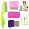 Metal Tick Flea Comb 7pcs