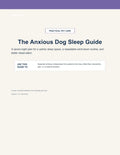 Free Anxious Dog Sleep Guide - Instant PDF Download
