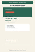 New Puppy 30-Day Routine Builder — Fillable PDF for Working Households