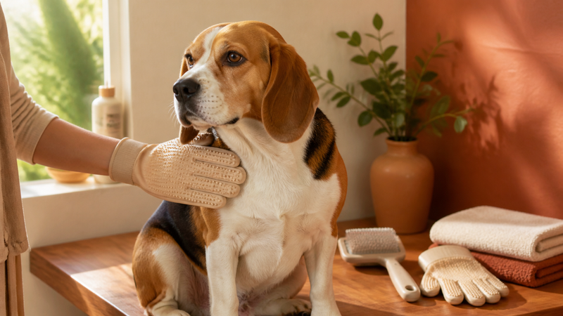 Grooming Glove vs Slicker Brush for Short-Haired Dogs