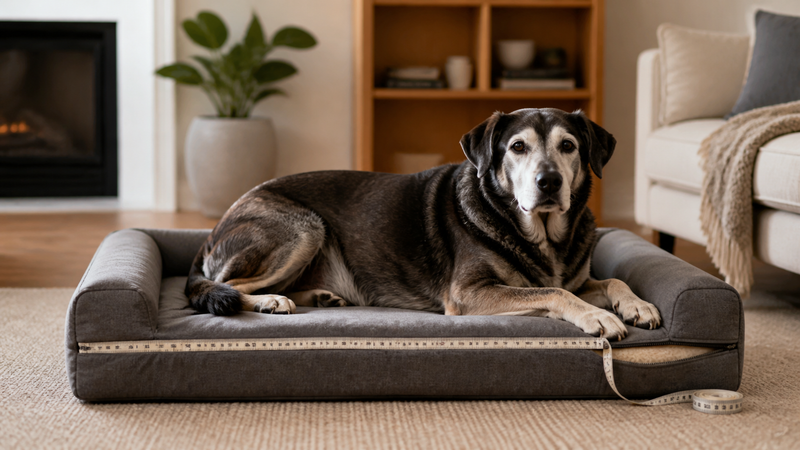 Senior Dog Bed Guide: Size, Low Entry, Support and Washability