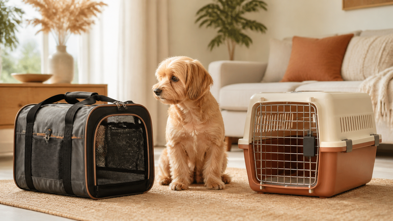 Soft-Sided vs Hard-Sided Pet Carrier: Which Fits Your Trip?