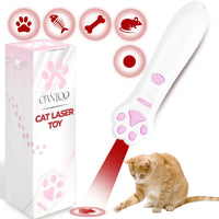 OANTOO Cat Toy - Dog Toy | Wall Image Projector | Indoor Interactive Cat Toy with 5 Different Designs | Ideal for Dog Cat Kitten Puppy (White) ChicFind