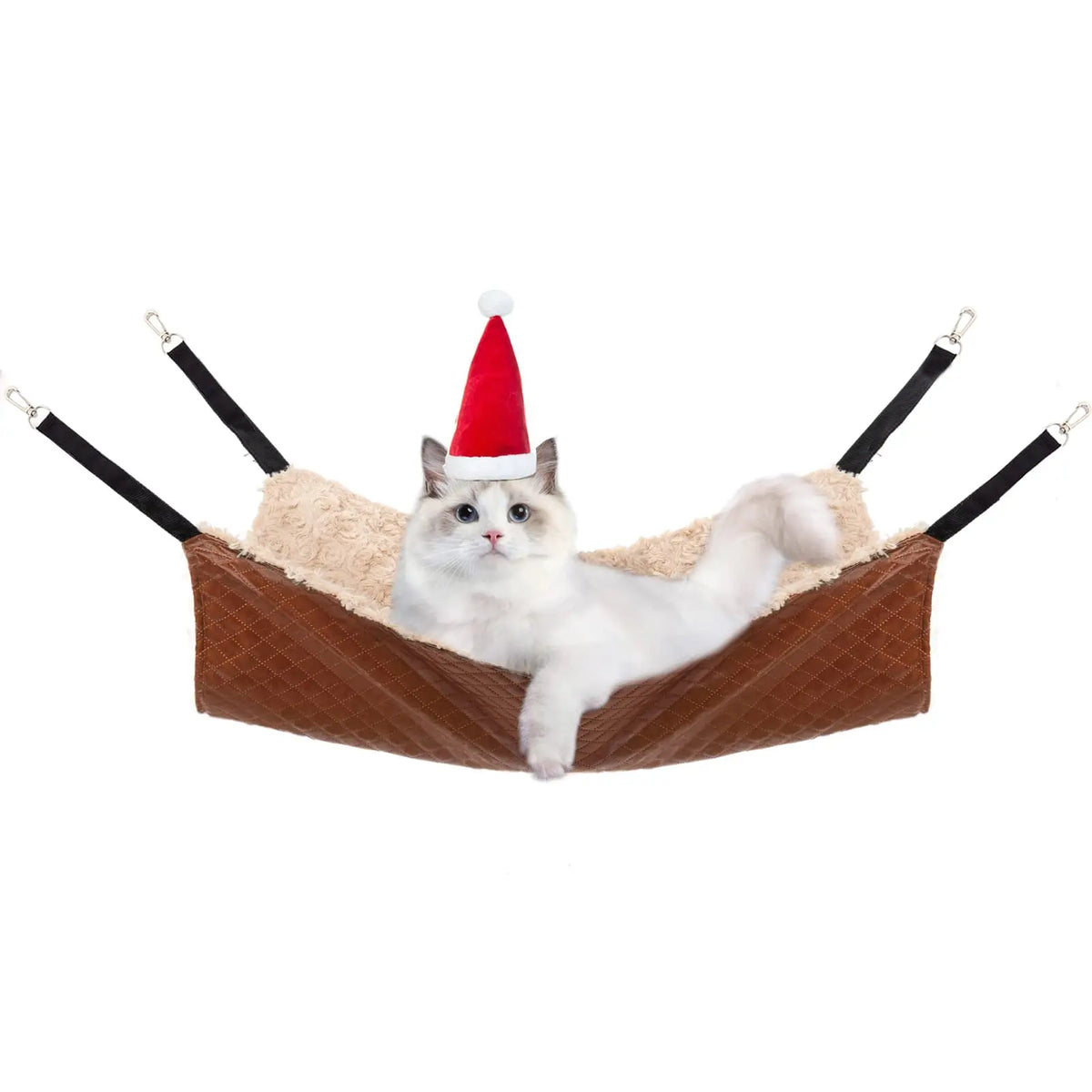 JOYELF Cat Hammock Bed Medium Reversible Pet Cage Hammock Hanging Soft Pet Bed for Kitten Ferret Puppy or Small Pet ChicFind