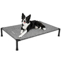 Veehoo Heavy-Duty Elevated Dog Bed — 35"×22" Breathable Mesh Cot, Holds 70 lb