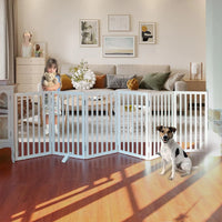 Gate folded flat for storage