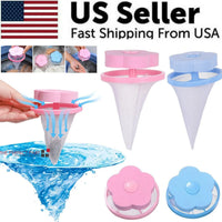 2 Pcs Floating Pet Fur Catcher Laundry Lint Pet Hair Remover For Washing Machine ChicFind