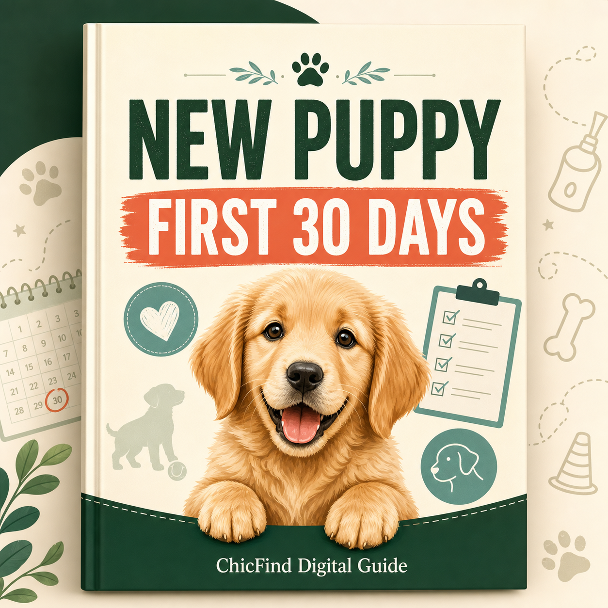 New Puppy First 30 Days digital guide cover