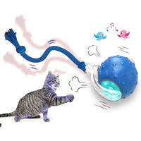 Smart Interactive Cat Toy Ball — Self-Moving with Bird Sounds &amp; Auto Shut-Off