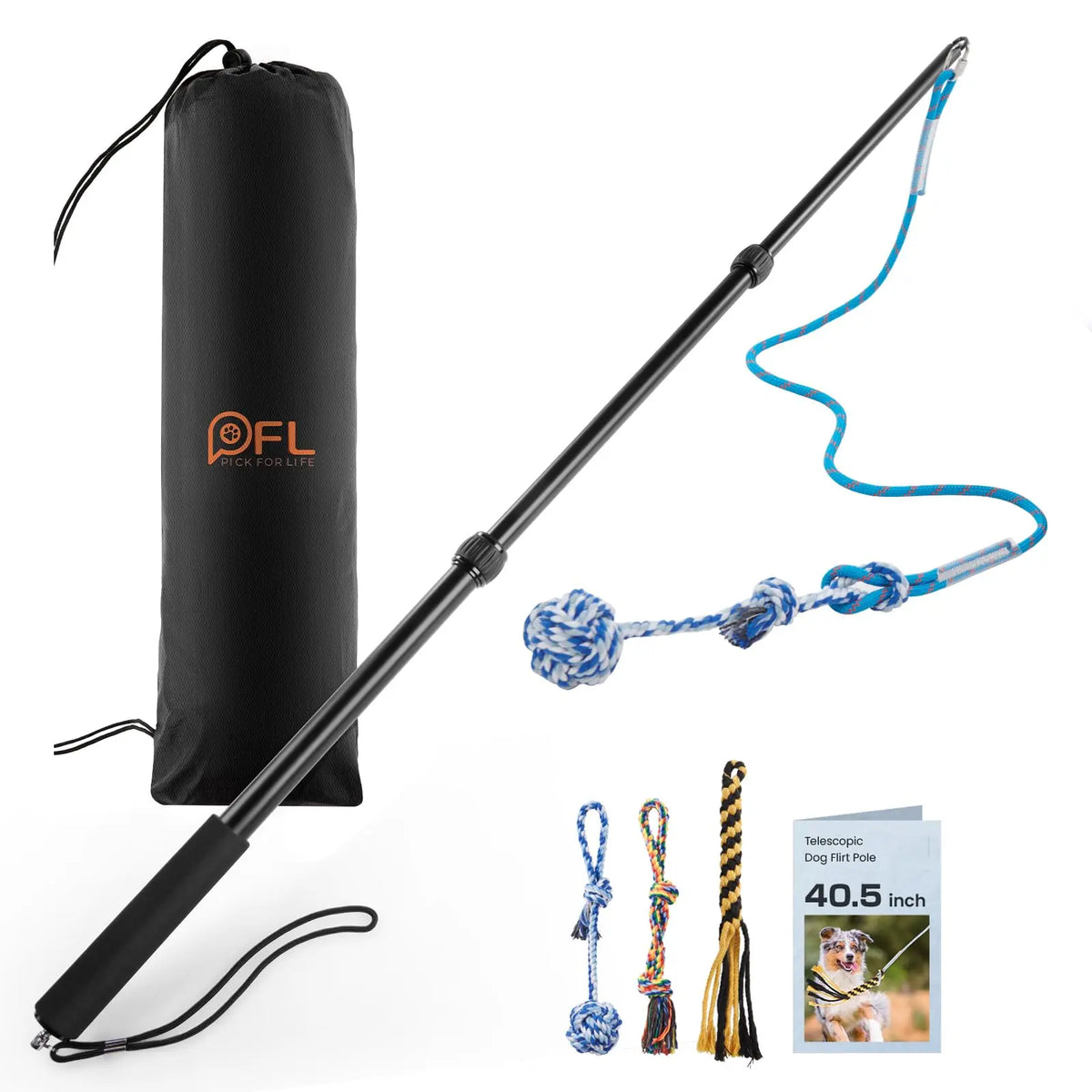 Extendable Dog Flirt Pole