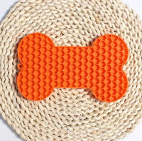 Bone Silicone Lick Mat