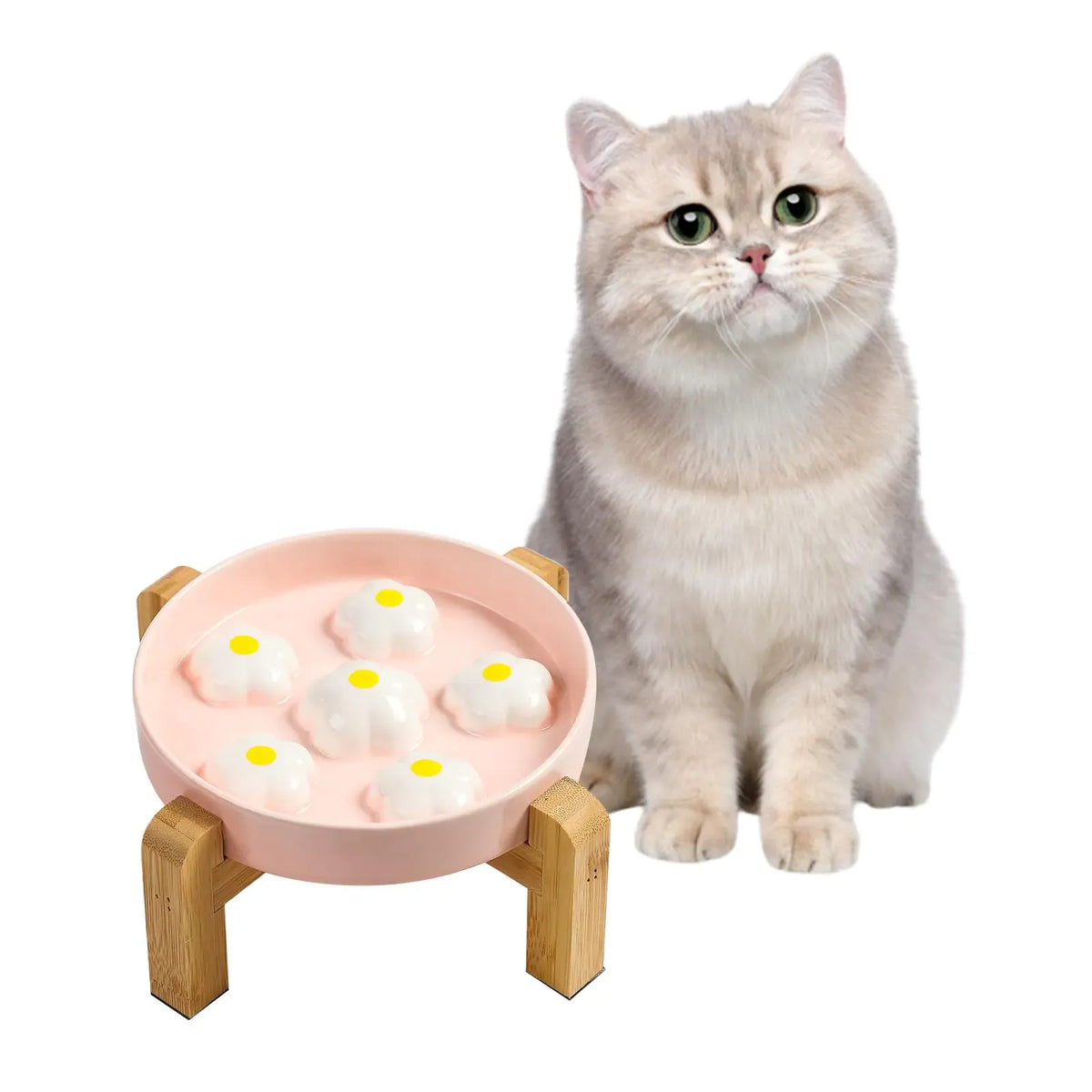 Ceramic slow feeder suitable for wet and dry food