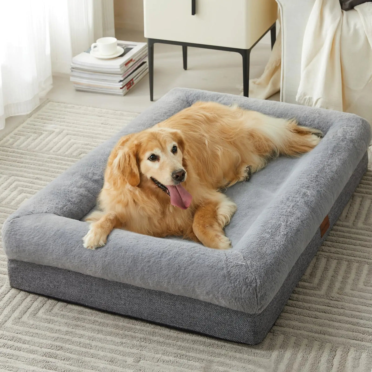BFPETHOME waterproof outdoor dog bed, 36 by 27 inches