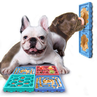 Peanut Butter Lick Pad — Slow-Feeder Calming Mat for Dogs with Suction Base