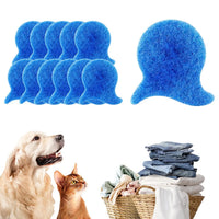 Pet Hair Remover for Laundry Reusable Hair Remover Dryer Sheets Pet Hair Remover Lint Catcher for Washing Machine (12) ChicFind