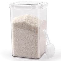 Collapsible food container folded flat when empty