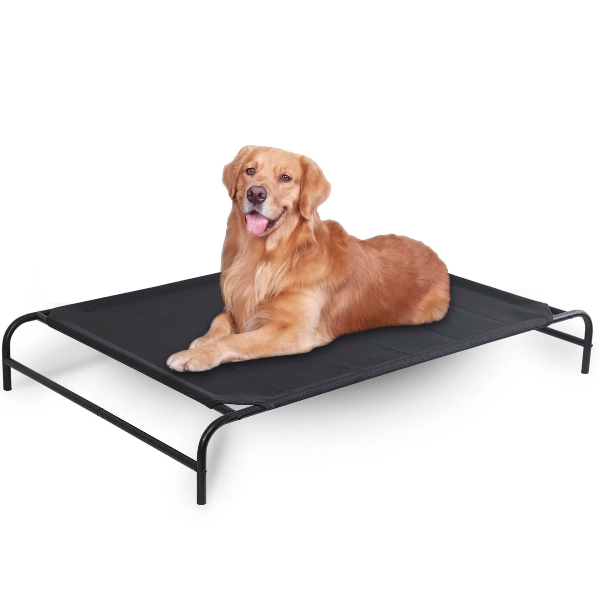 Skid-resistant feet on the extra-large dog bed frame