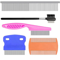 Metal Tick Flea Comb 7pcs
