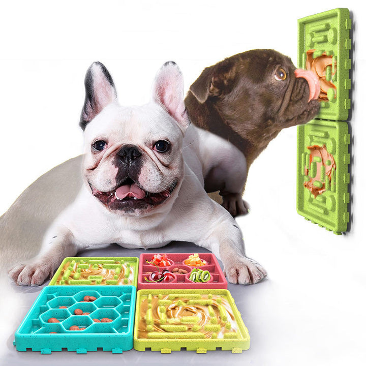 Peanut Butter Lick Pad — Slow-Feeder Calming Mat for Dogs with Suction Base