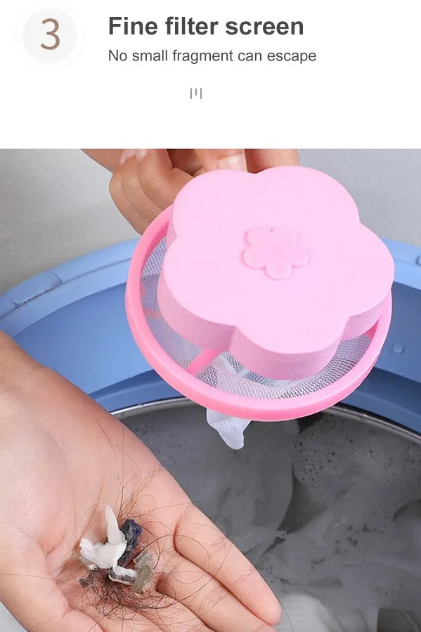 Floating Pet Fur Catcher 2-Pack — Laundry Lint Remover ChicFind