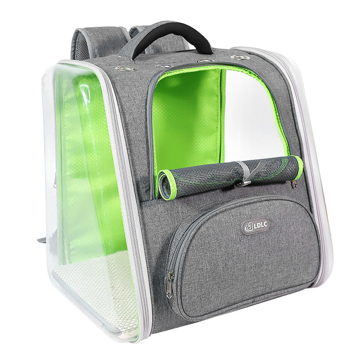 Space Capsule Pet Backpack — Ventilated Bubble Carrier for Cats & Small Dogs