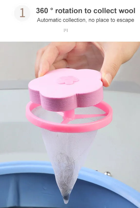 Floating Pet Fur Catcher 2-Pack — Laundry Lint Remover ChicFind