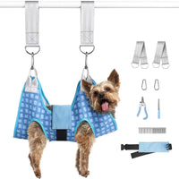 DoggyDobby Dog Grooming Hammock Harness Pet Grooming Hammock for Cats & Dogs Dog Sling for Nail Clipping/Trimming ChicFind