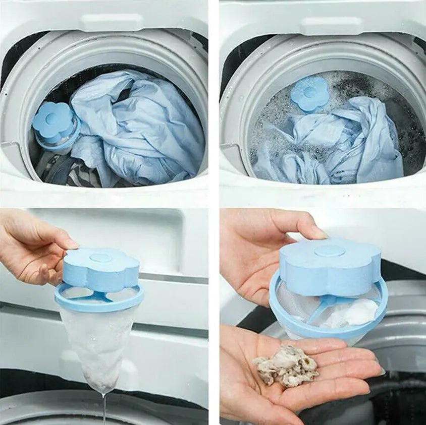 Floating Pet Fur Catcher 2-Pack — Laundry Lint Remover ChicFind