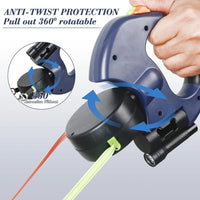 Dual Retractable Dog Leash — 360° Swivel for Two Dogs
