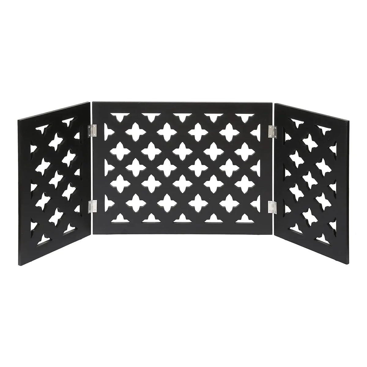 Wood lattice pet gate dimensions and section widths