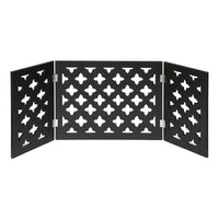 Wood lattice pet gate dimensions and section widths