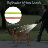 Dual Retractable Dog Leash — 360° Swivel for Two Dogs