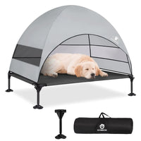 Airflow underneath the raised extra-large dog bed