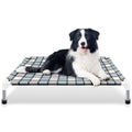 Elevated Outdoor Dog Bed — Raised Cooling Cot for Medium Dogs