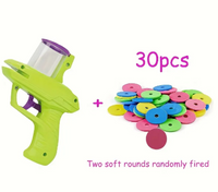 Interactive Cat Launcher Toy — Foam Disc Shooter for Indoor Cats