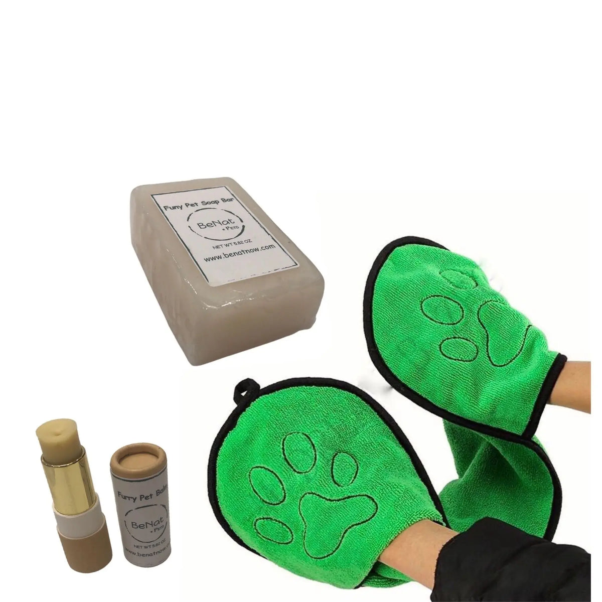 BeNat 3-Pack Grooming Bundle — Brush Comb and Nail Care Set ChicFind