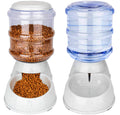 Gravity Pet Feeder — 11 L / 3 Gallon Auto-Refill Food Dispenser for Cats & Dogs (2-Pack)