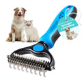 Sinko Undercoat Rake — Dematting & Deshedding Tool for Double-Coated Dogs & Cats