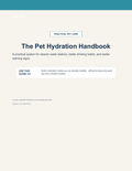 Free Pet Hydration Handbook - Instant PDF Download