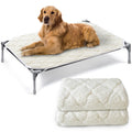 Waterproof Plush Cot Pads, 2-Pack — PADS ONLY, Cot Not Included (37"×52" XXL)