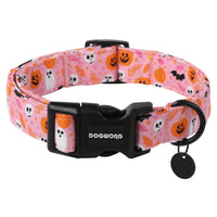 Fall Halloween Dog Collar — Autumn Plaid Collar for Dogs ChicFind