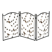 Pet gate folded for storage