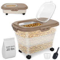 Lockcoo 30 lb pet food container dimensions