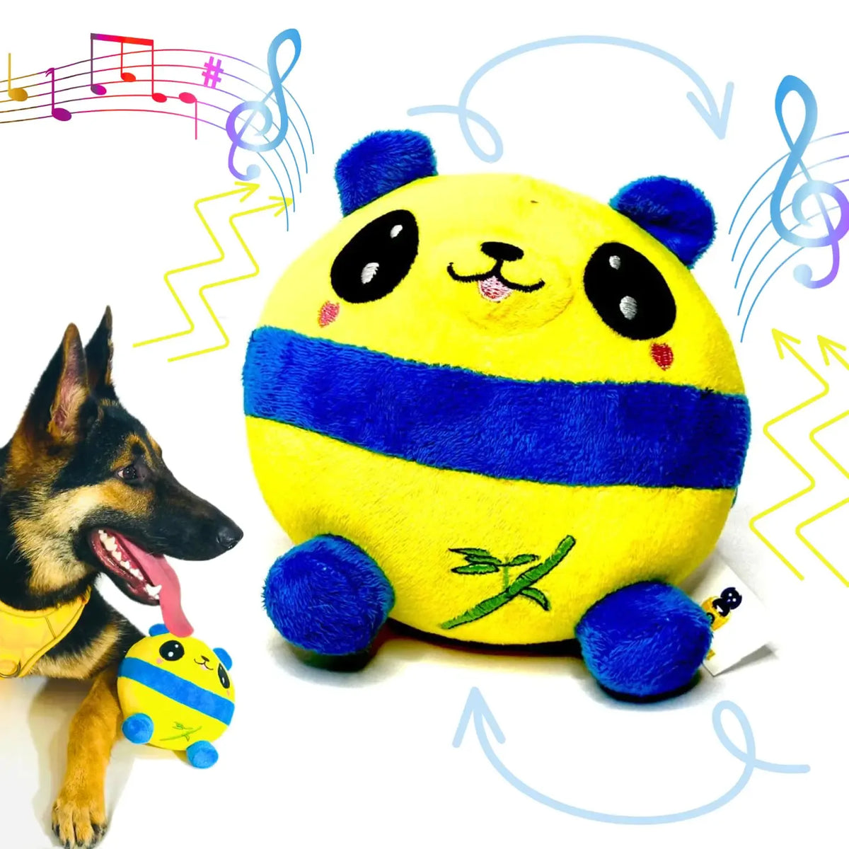 Active Moving Pet Plush Toy