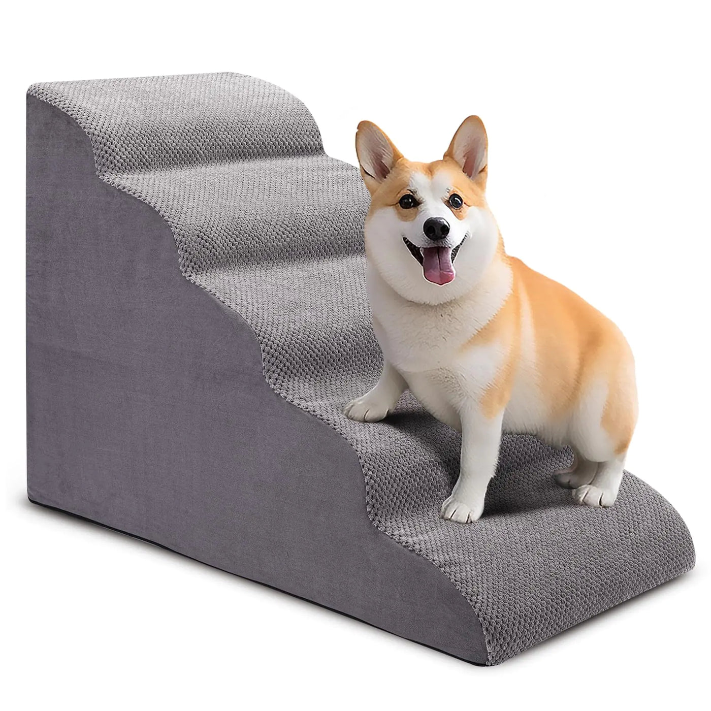 High-density foam structure of the dog stairs