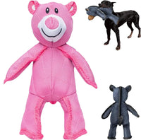 Guaranteed Indestructible Dog Toy Indestructible Bear Indestructible Bear Dog Toy Unbreakable Bear Dog Toy Mighty Bear 2.0 Dog Toy for Aggressive Chewers (Pink) ChicFind